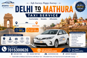 Delhi to Mathura Taxi Service